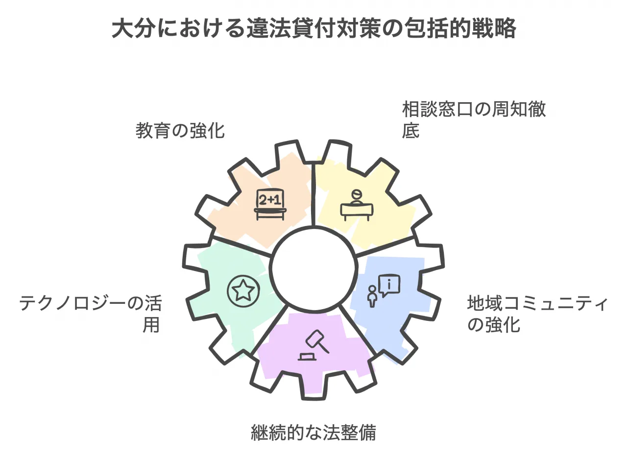 大分における違法貸付対策の包括的戦略