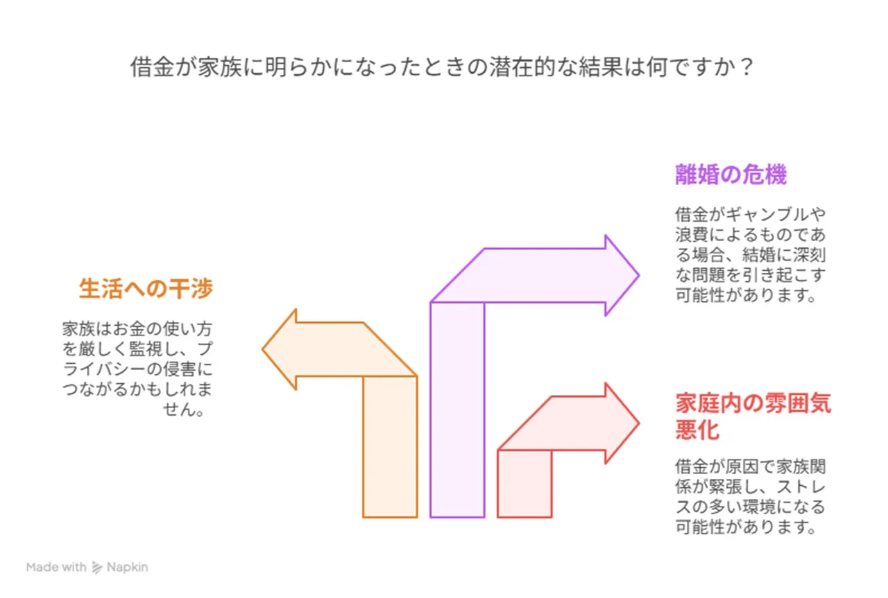 家族にバレた場合
