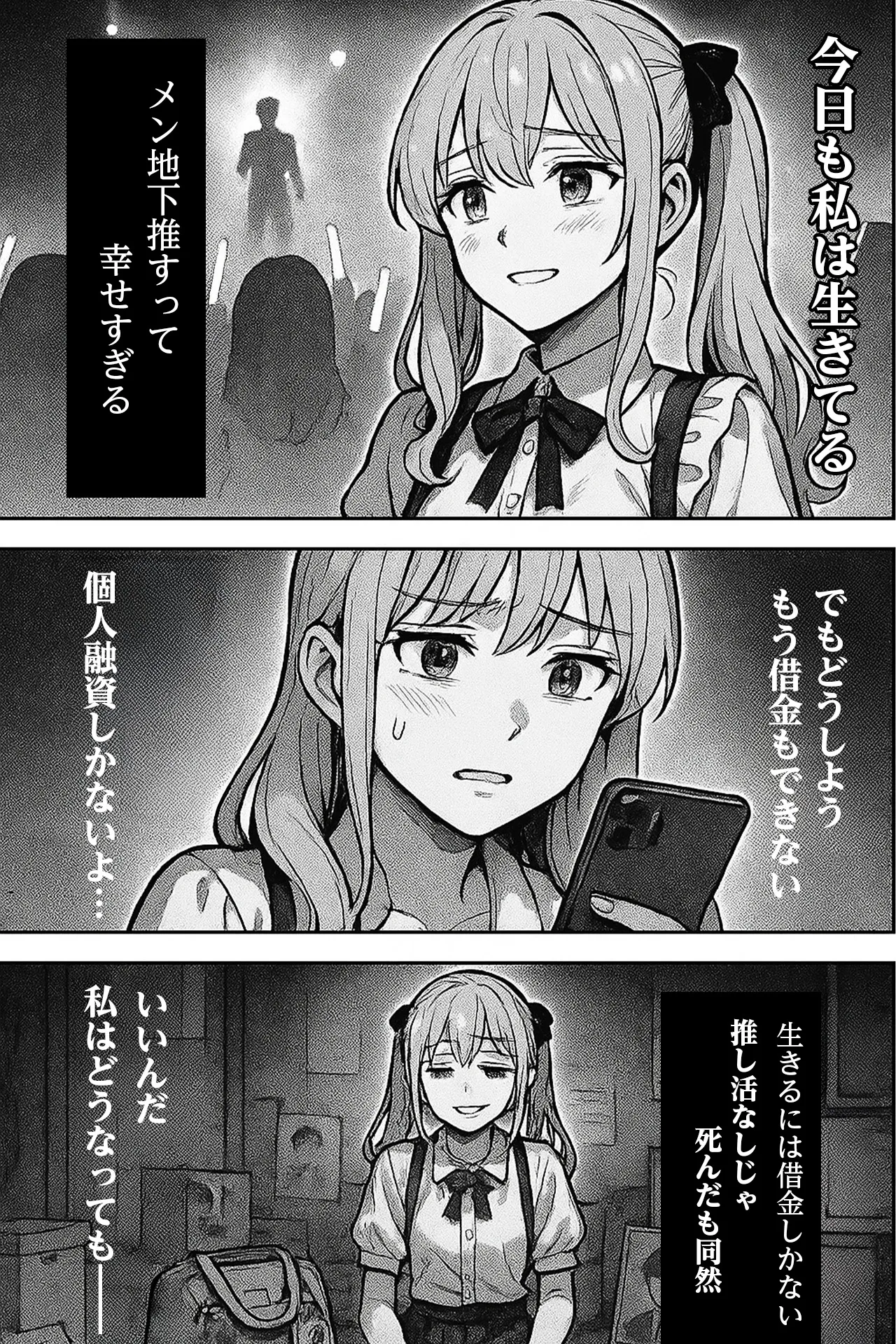 コンカフェ闇金体験漫画