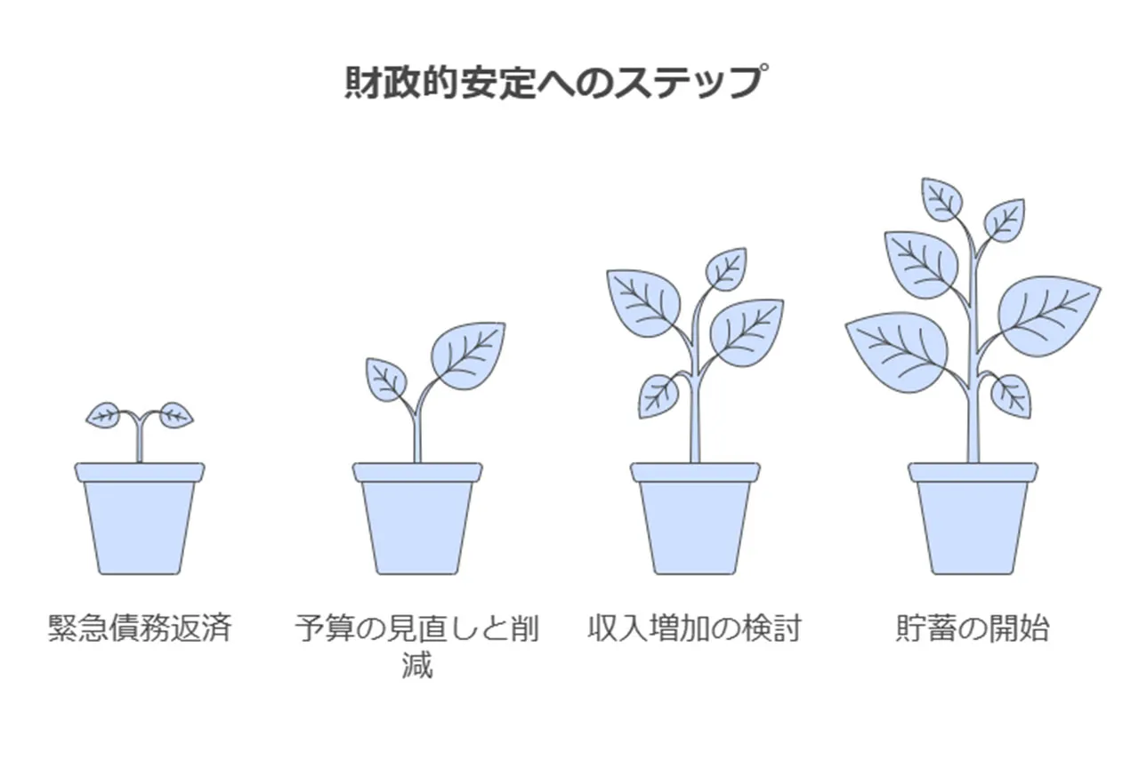 生活再建のためのステップ