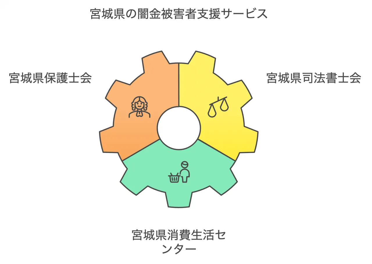 宮城県の闇金被害者支援サービス