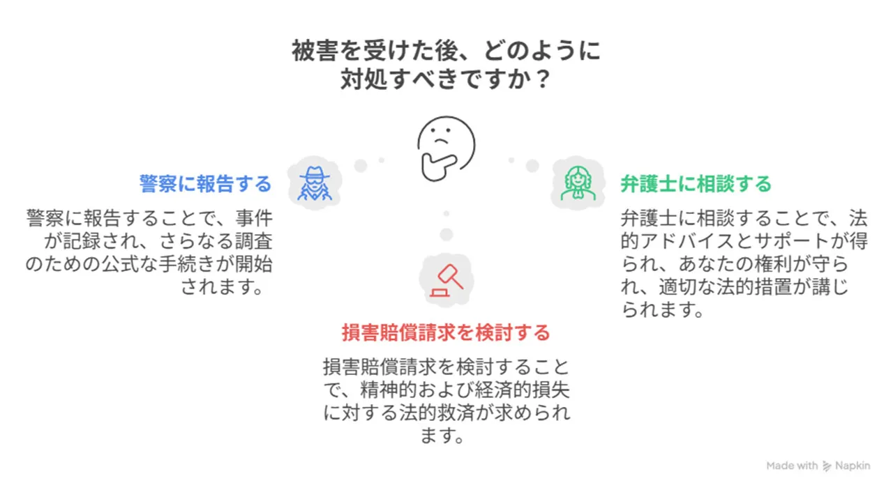 法的措置の取り方と準備するもの