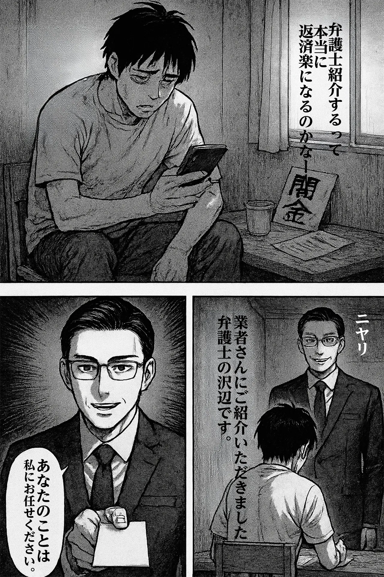 闇金 弁護士 グル　漫画