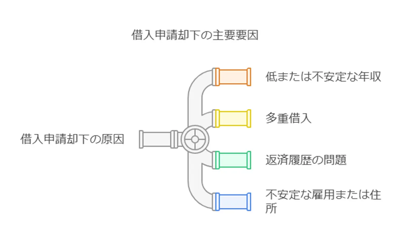 審査落ちの原因分析と対策：「安全なヤミ金」に頼らない方法