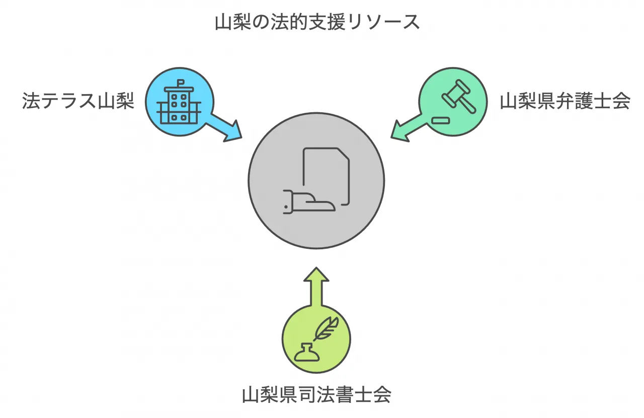 山梨の法的支援リソース