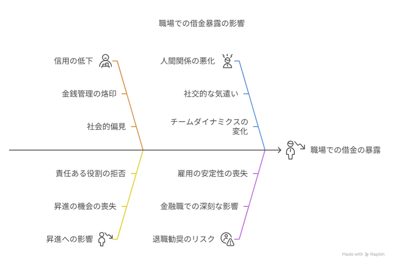 職場にバレた場合