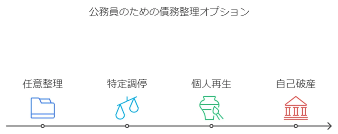 債務整理の選択肢と手続き